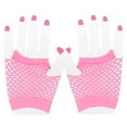 thumbnail image 3 of TRUBKH Satin Gloves Fingerless Gloves Tea Gloves for Women Arm Warmers Opera Gloves Fingerless Gloves for Women Womens Gloves Hot Pink 1 One Size, 3 of 3