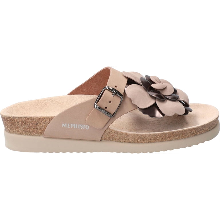 【ラプンツェル様用】NEGLECTED FIELDS / Mephisto Le Women's Mephisto Helen Flower Toe Loop Sandal Light Taupe