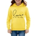 thumbnail image 4 of MEZZALL Chandail à Capuche Chaud à Manches Longues pour Garçons et Filles, Jaune, 9-10 Ans, 4 of 4