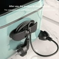 thumbnail image 2 of Cable Holder Adhesive Wrap Winder Multi-functional Cords Bundlers Wire Hider Durable And Not Easy To Deform Cable Organizer Abs Grey, 2 of 5