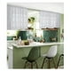 thumbnail image 3 of El juego de cortinas blancas para ventana de cocina de 3 piezas incluye 2 cortinas de 36 pulgadas y cenefa de cocina. Juego de cortinas de cocina de café para decoración de café o decoración, 3 of 5