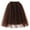 Brown, variant on Ladies Fashionable Casual Candy Colored Mesh Puffy Skirt Sweet Multi-layer Dance Party Half Body Skirt