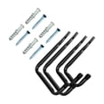 thumbnail image 3 of relayinert Garage Hooks Heavy Duty Wall Mount Storage Hanger For Organizing Tools Ladders Bikes In Garage Space Will Not Peel Ropes, 3 of 6