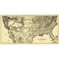 thumbnail image 3 of Colton 24x14 Black Modern Framed Museum Art Print Titled - Texas and Pacific Railway - Colton 1876, 3 of 5