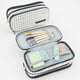 thumbnail image 5 of Estuche grande para lápices de gran capacidad, bolsa de almacenamiento grande, 3 compartimentos, organizador de escritorio, estuche para rotuladores, bolsa de papelería simple, portalápices (gris) oso de fresa  Electrónica, 5 of 5