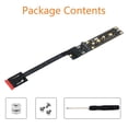 thumbnail image 2 of Add on Card NGFF M.2 Key AE Male to Key M Female Board Adapter with Cable M2 KEY AE to NVME for 2230 2242 2260 2280, 2 of 6