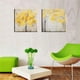 thumbnail image 4 of Lienzo arte de pared 2 uds flores amarillas UHUSE decoración del hogar, 4 of 9