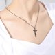 thumbnail image 4 of Collar con colgante de cruz de Jesús de acero inoxidable de Cazador para mujer, gargantilla de fe, esperanza y fuerza, regalos de joyería - Hope-Steel - Código de producto 47753 Hope-Steel, 4 of 5