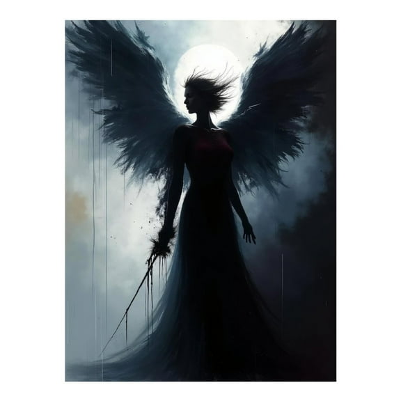 Diamond Art Kit for Adults, Modern Angel Print No.31 Diamond Painting for Adults Beginners, 5D DIY Diamond Art Painting Kits, Colorful Diamond Painting Craft for Home Decor 12x16