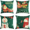 thumbnail image 1 of 4 fundas de almohada de búho Yeti verde. Adepaton CJWUS-1396, 1 of 8