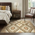 thumbnail image 2 of KoshiMe 3'x5' Area Rugs for Living Room, Machine Washable Rugs Non-Slip, Low Pile Soft Print Pattern Western Rug for Bedroom, Dining Room, Office, Camel, 2 of 9