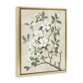 thumbnail image 3 of Stupell Industries Vintage White Blossomed Tree Gold Framed Floater Canvas Wall Art, design by Petal Prints Design, 3 of 9