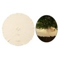 thumbnail image 3 of Abbracc 122cm Christmas Tree Skirt Decoration For Merry Christmas Party Xmas Tree Carpet White, 3 of 9