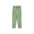 thumbnail image 6 of New women's all-match basic style belted high-waisted casual long pants-Dark Purple-M, 6 of 6