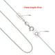 thumbnail image 4 of Colgante Cadena Letras Plata Mujeres Collar 26 Plata Cadena Moda 18 Cuello Sin Pulgada, 4 of 8