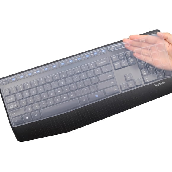 Funda para Teclado MUBUY-GOL Logitech MK345 Impermeable Transparente