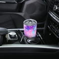 thumbnail image 4 of 20oz Tumbler With Lid And Straw, Galaxy Moon Stars Vacuum Insulated Iced Coffee Mug Reusable Travel Cup Stainless Steel Water Bottle, 4 of 6