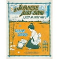 thumbnail image 3 of Anonymous 12x14 Black Modern Framed Museum Art Print Titled - A Japanese Baby Song (1900), 3 of 5