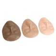 thumbnail image 1 of Piel De Práctica De Maquillaje De Cara Completa, 3 Colores, Cabeza De Piel De Práctica De Tatuaje, Silicona 5D Para Tienda De Tatuajes, 1 of 7