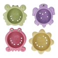thumbnail image 3 of Bath Toys Baby Toddler Bathroom Bathtub Toys Stacked Cups Early Education Toys with Strong Suction Cups, 3 of 4