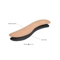 thumbnail image 7 of Leather Carbon 6-Pair Natural Leather Shoe Boot Insoles with Activated Carbon, 7 of 7