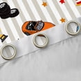 thumbnail image 4 of Manfei Multicolor Toy Cars Blackout Curtains,Cute Striped Print Curtains Pack of 2 (42x84 Each),Red, 4 of 7