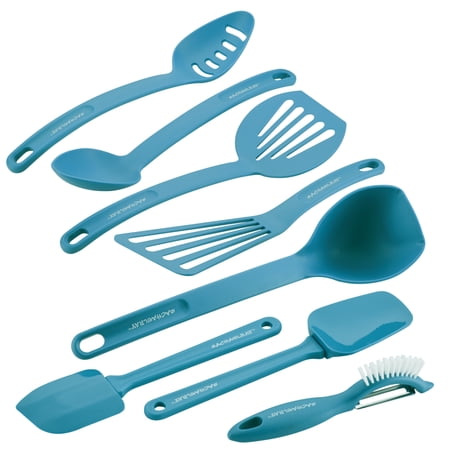 Rachael Ray Tools & Gadgets 8-Piece Nylon Tool Set  Turquoise