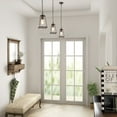 thumbnail image 6 of LNC Rustic Pendant Light with Seeded Glass Shade,Mini Kitchen Island Light, Bronze, 6 of 10