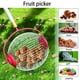 thumbnail image 5 of Ounissouiy Recolector de nueces Recolector de frutas retráctil Recolector de nueces rodantes de jardín Recolector de frutas de acero inoxidable para Jardín y Patio traje de bola grande Ounissouiy HA043843-02, 5 of 6
