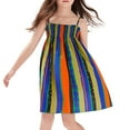 thumbnail image 3 of Felwors Robe Sans Manches pour Filles Tout-Petits Imprimés Robes de Danse Fête Vêtements, 3 of 7