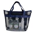 thumbnail image 3 of Mesh Beach Bags and Totes - Holds Toys, Towels, Sand Away - For Children's Toys, Market, Grocery, Picnic Dark Blue, 3 of 8