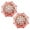 Red, variant on THY COLLECTIBLES Pack of 2 Mini Lace Umbrella Parasols with Sequins - Delicate Dolls Size Decorative Small Umbrella for Weddings, Baby Showers, Parties and Events - 11.6 inch Diameter Red