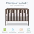 thumbnail image 5 of Dream On Me Synergy 5-in-1 Convertible Crib, Greenguard Gold Certified, Smokey Oak, 5 of 10