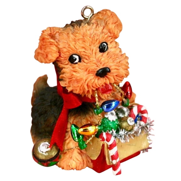 Vintage Howliday-Bound (Puppy Love) Carlton Cards Christmas Tree Ornament CXOR-127A