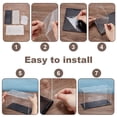 thumbnail image 3 of Transparent Plastic Minifigures Display Case Dustproof Dolls Display Box for Models Toys Action Figures Rectangle Clear Finished Product: 26.3x11.3x15.7cm, 3 of 5