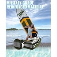 thumbnail image 3 of 10'6" Inflatable Stand Up Paddle Board for Adults, Non-Slip EVA, Camera Mount, Cold Wood, 3 of 10