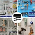 thumbnail image 4 of SEWACC 1 Set Pegboard Storage Bins Metal Black Space Utilization Minimalist, 4 of 8