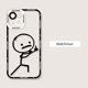 thumbnail image 1 of Funda de teléfono con patrón de Matchman de dibujos animados para iPhone 13, 12, 11 Pro Max, X, XR, XS Max, 14 Pro, 7, 8 Plus, Mini funda trasera suave transparente Fivean unisex, 1 of 2