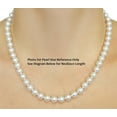 thumbnail image 6 of 14K Gold 7.0-7.5mm Japanese Akoya Saltwater White Cultured Pearl Necklace - AA+ Quality, 20" Matinee Length, 6 of 7