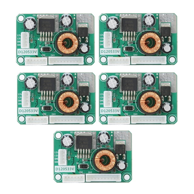 Step Down Module Dc Step Down Module Lcd Power Board Dc Dc Module 5Pcs DC Step Down Module 12V To 5V 3.3V 3A High Efficiency For LCD Power Board Anggrek Otros