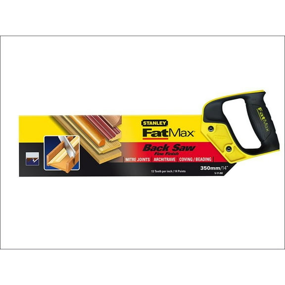 STANLEY - FatMax® Tenon Back Saw 360mm (14in) 13 TPI