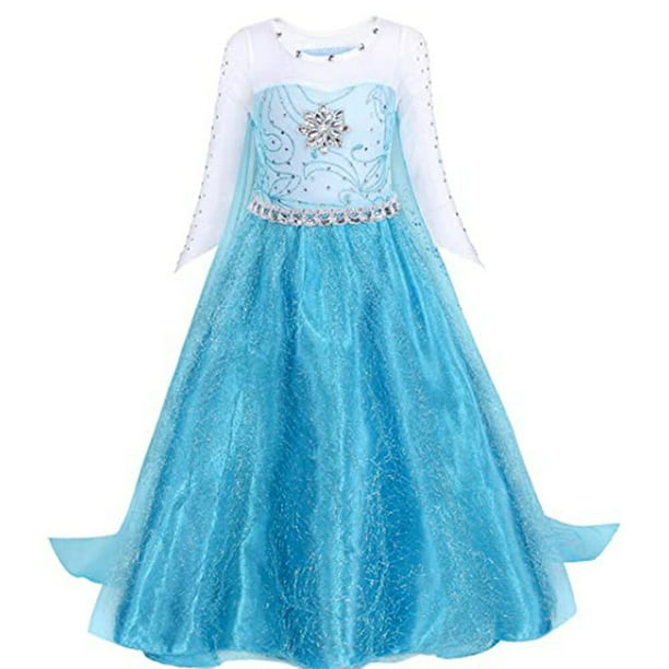 Vestidos de Elsa para niñas, ropa de Cosplay para niños, Vestido de princesa Anna, Vestido de reina de la nieve, Disfraces para niños, fiesta de cumpleaños, Rapunzel Fivean unisex