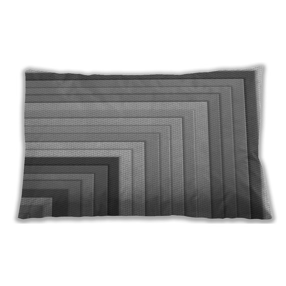 Ahgly Company Indoor Rectangular Contemporary Lumbar Throw Pillow, 13 inch by 19 inch