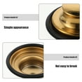 thumbnail image 3 of WHAMVOX 1Pcs Kitchen Sink Plug for Homeowners 3.3x3.3x1.4in Golden Silicone, 3 of 8