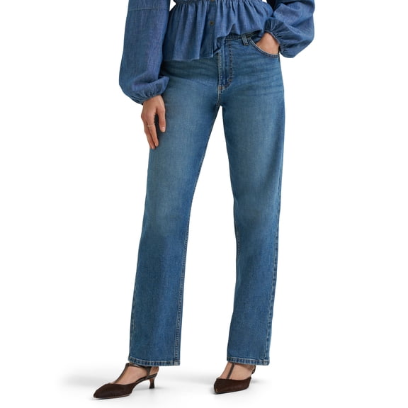Lee® Women's Heritage High-Rise Classic Straight Leg Denim Jean, Sizes 2-30