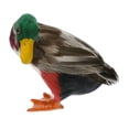 thumbnail image 3 of Pájaro decorativo del pájaro del artificial s Estatuil del pájaro Malrd S Sunnimix Ornamento animal de la estatuilla del pato, 3 of 7