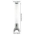 thumbnail image 5 of Beer Tower 3L - Beverage Dispenser with Tap & Ice Tube, Drink Dispensers Silver, 5 of 16