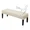 Beige, variant on AIGIA Dining Room Bench Covers Waterproof Stretch Jacquard Bench Seat Protector Cover Rectangular Bench Cover for Bedroom Living Room Kitchen