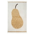 thumbnail image 2 of Fruit Tufted Rug | Fruit Print Tufted Rug | Pear Fruit Rug | Kitchen Rugs | Kids Room Rugs | Nursery Rugs | Cute Floor Rugs | Soft Cozy Rugs, 2 of 6