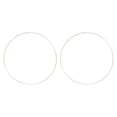 thumbnail image 4 of 2 piezas Metal Floral Hoops Corona MacRame Anillos Hechos a mano Gran redondo para la pared de bricolaje Artesanía de colgantes que hacen decoración, 4 of 8